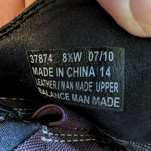 Clarks Privo Ryegrass Eggplant Purple Suede Walking Shoe Hook & Loop size 8.5 - Picture 8 of 9